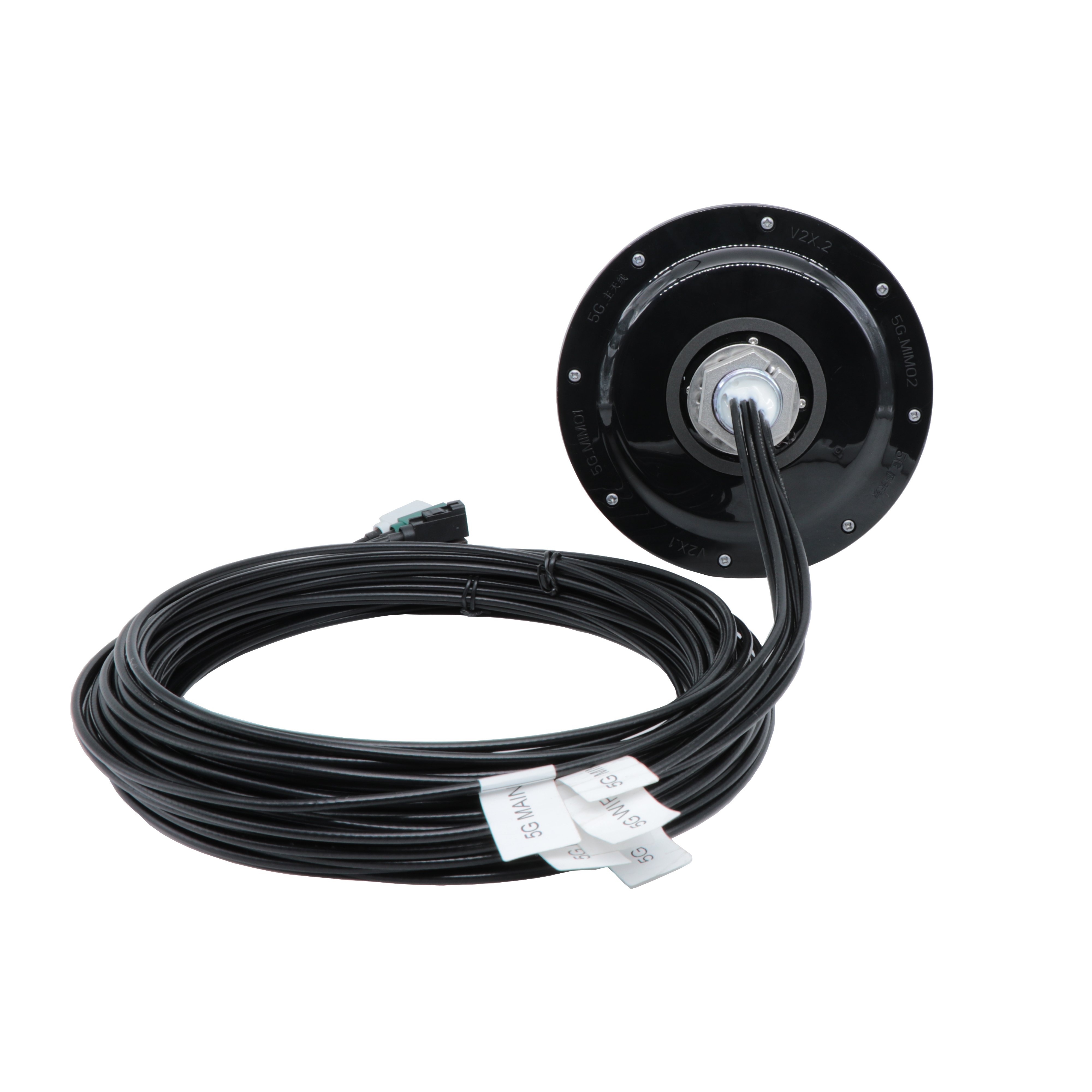 SERIALLINK High-gain 5G antenna for vehicles 6N1 antenna 2x2.4G/5.8G WIFI +4x 5G antennas FAKRA connector Out home IP67 SLK-T904